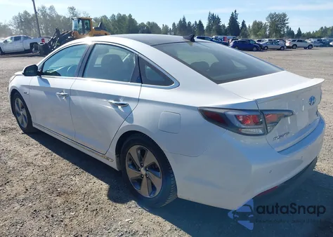 2017 Hyundai Sonata Hybrid Limited из США, поврежденный, VIN KMHE34L39HA063044